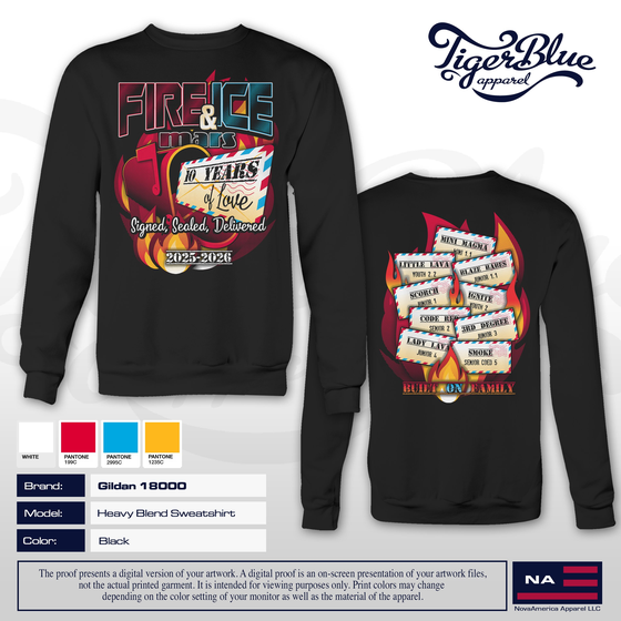 Fire and Ice Sweatshirt 2025