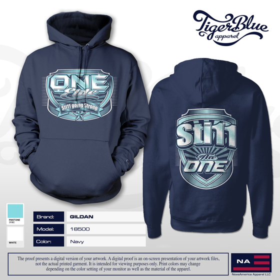 One Elite Sti11 Navy Hoodie